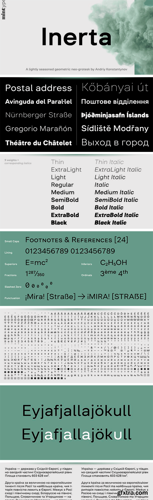 Inerta Font Family Inerta Font Family