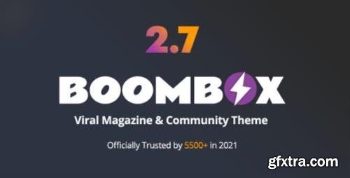 ThemeForest - BoomBox v2.7.8 - Viral Magazine WordPress Theme - 16596434 - NULLED