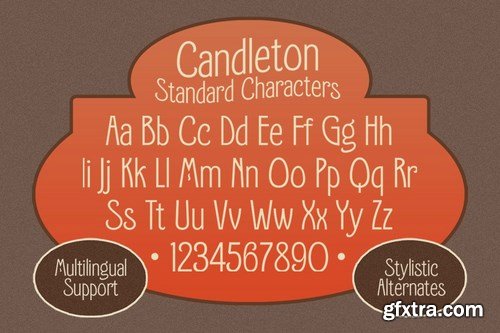 CM - Candleton - Display Font 6088936