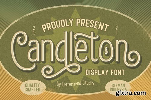 CM - Candleton - Display Font 6088936