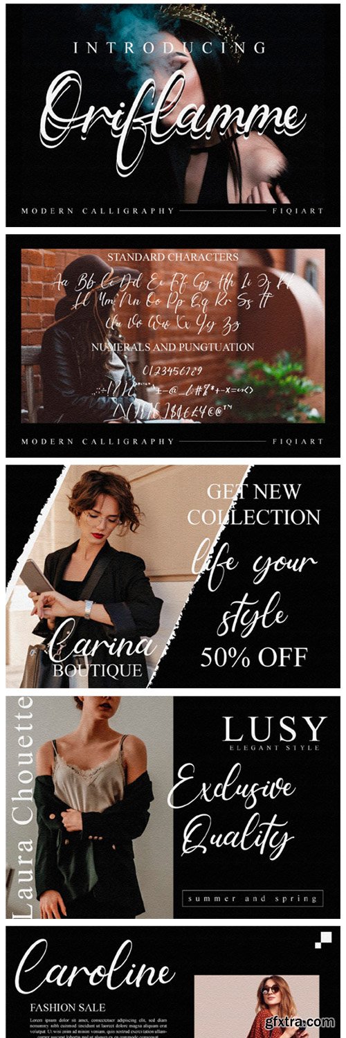 Oriflamme Font Oriflamme Font