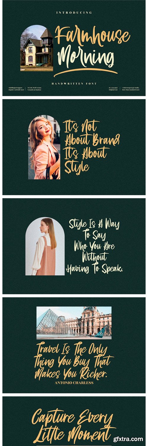 Farmhouse Morning Font Farmhouse Morning Font