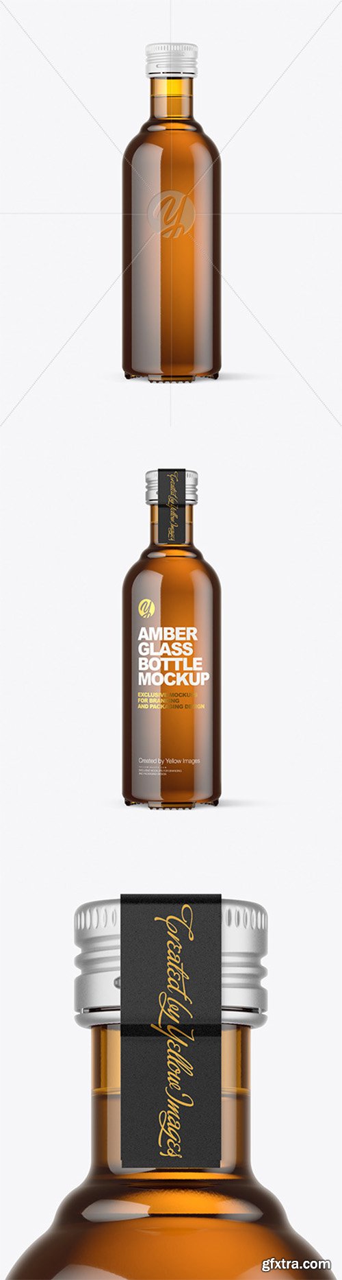 Amber Glass Bottle Mockup 78685 Amber Glass Bottle Mockup 78685