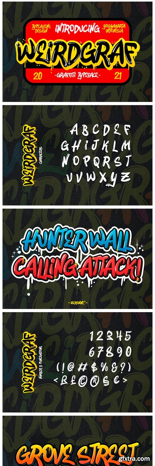 Weirdgraf Font Weirdgraf Font