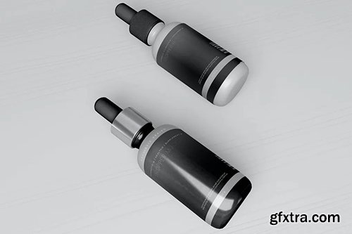 Dropper Bottles Mockup