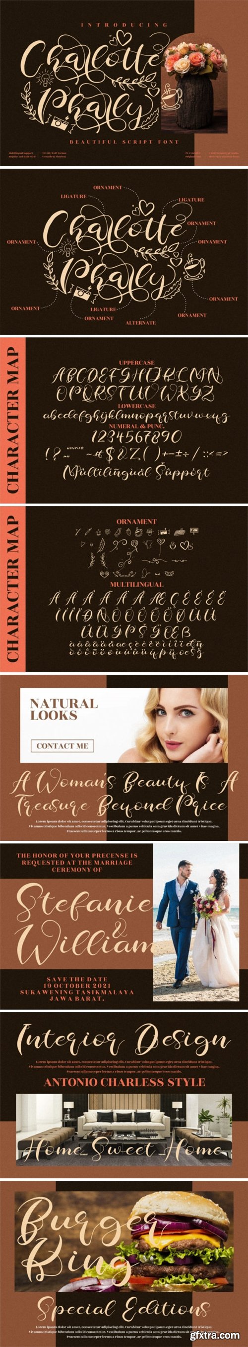 Download Charlotte Pharly Font » GFxtra