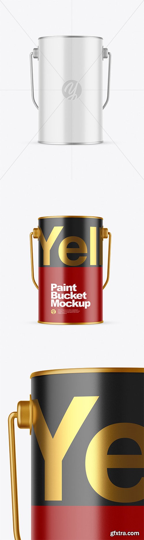 Matte Paint Bucket Mockup 78946