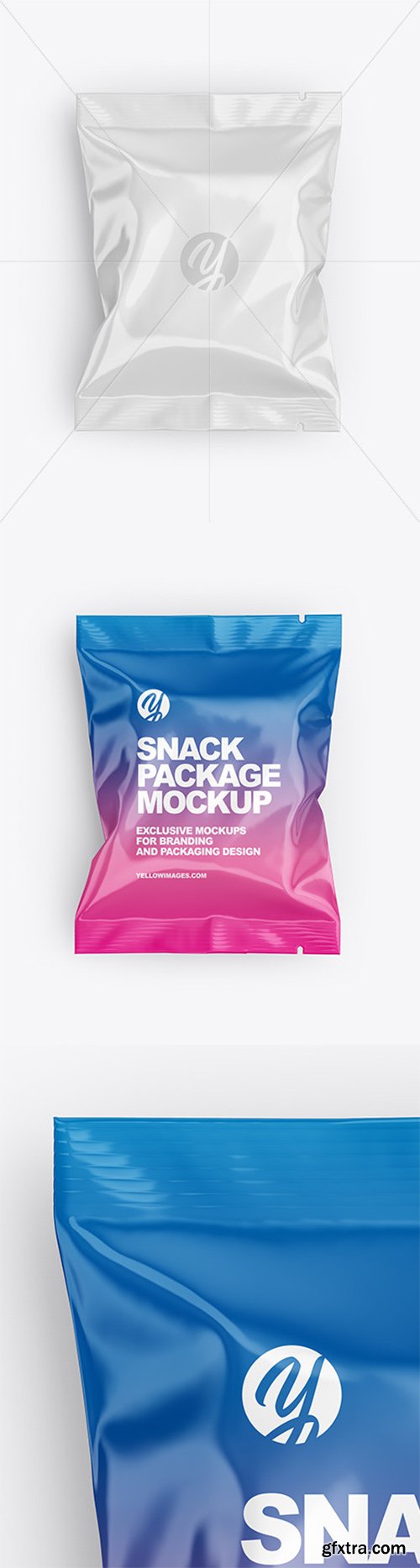 Glossy Snack Package Mockup 78988 Glossy Snack Package Mockup 78988