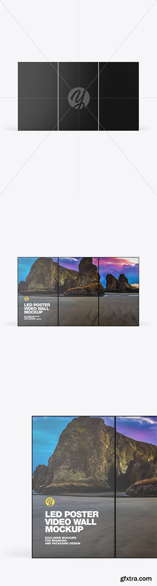LED Poster Video Wall Mockup 78801 LED Poster Video Wall Mockup 78801
