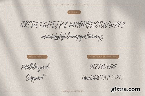 Getting Shine - Stylish Script