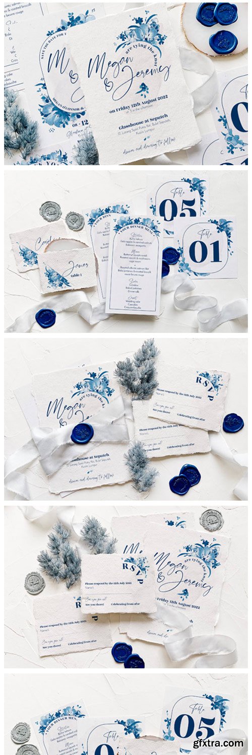 Elegant Delft Blue Wedding Suite 8947448 Elegant Delft Blue Wedding Suite 8947448