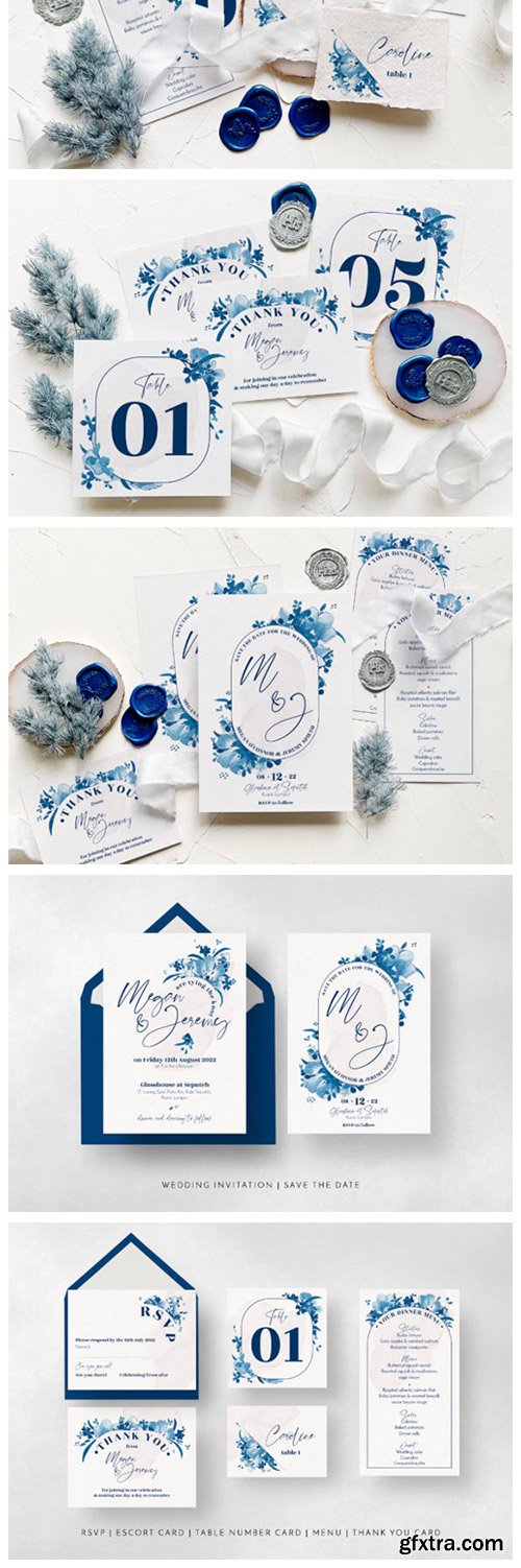 Elegant Delft Blue Wedding Suite 8947448 Elegant Delft Blue Wedding Suite 8947448