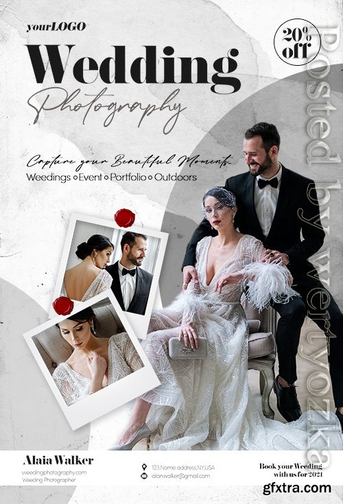 Wedding Photography Flyer PSD Template Wedding Photography Flyer PSD Template