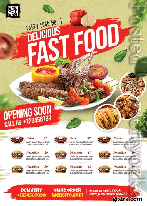 Restaurant Promotion Flyer Design PSD Restaurant Promotion Flyer Design PSD