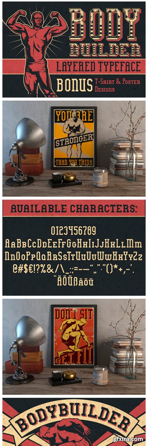 Bodybuilder Font Bodybuilder Font