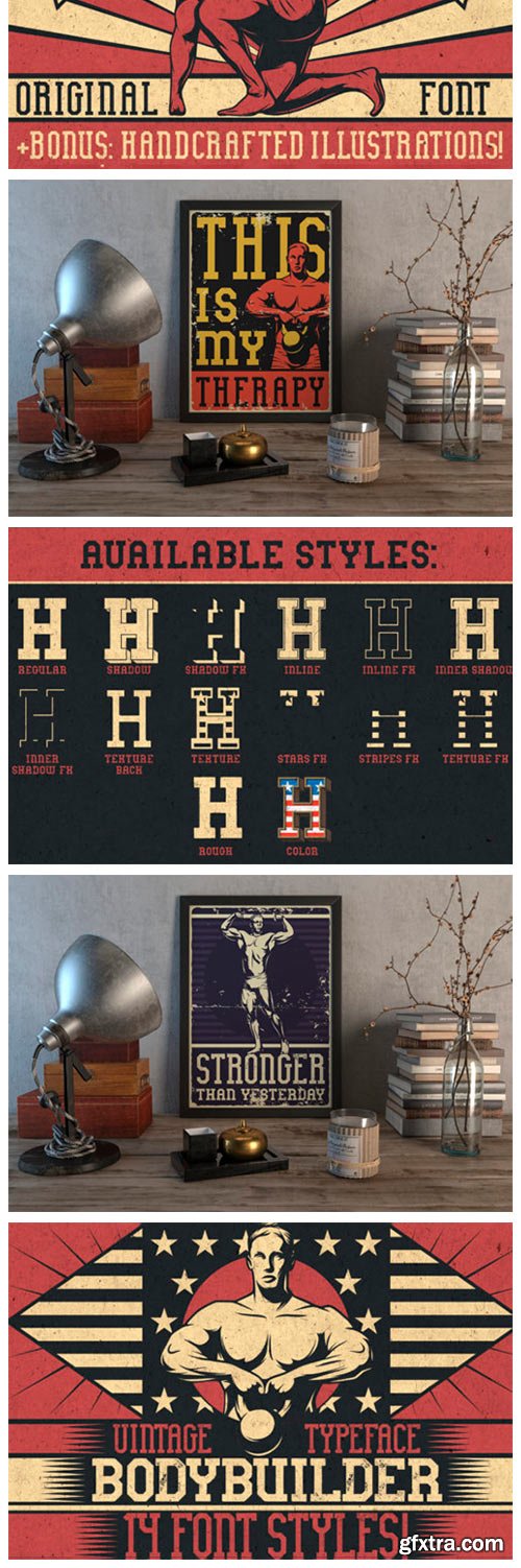 Bodybuilder Font Bodybuilder Font