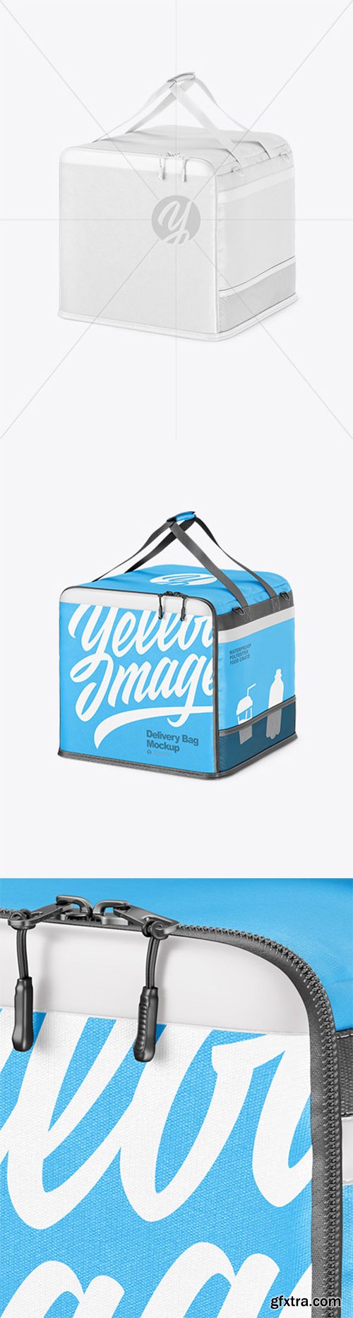 Polyester Delivery Bag Mockup 79256 Polyester Delivery Bag Mockup 79256