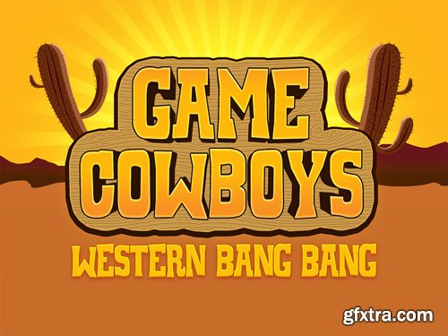 Game Logo Text Effect PSD Design Template