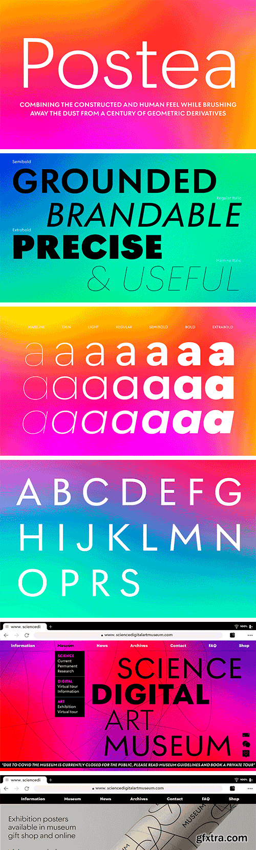 Postea Font Family Postea Font Family