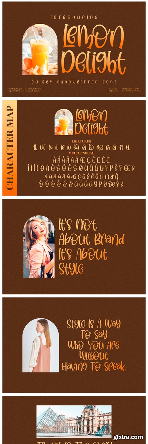 Lemon Delight Font Lemon Delight Font