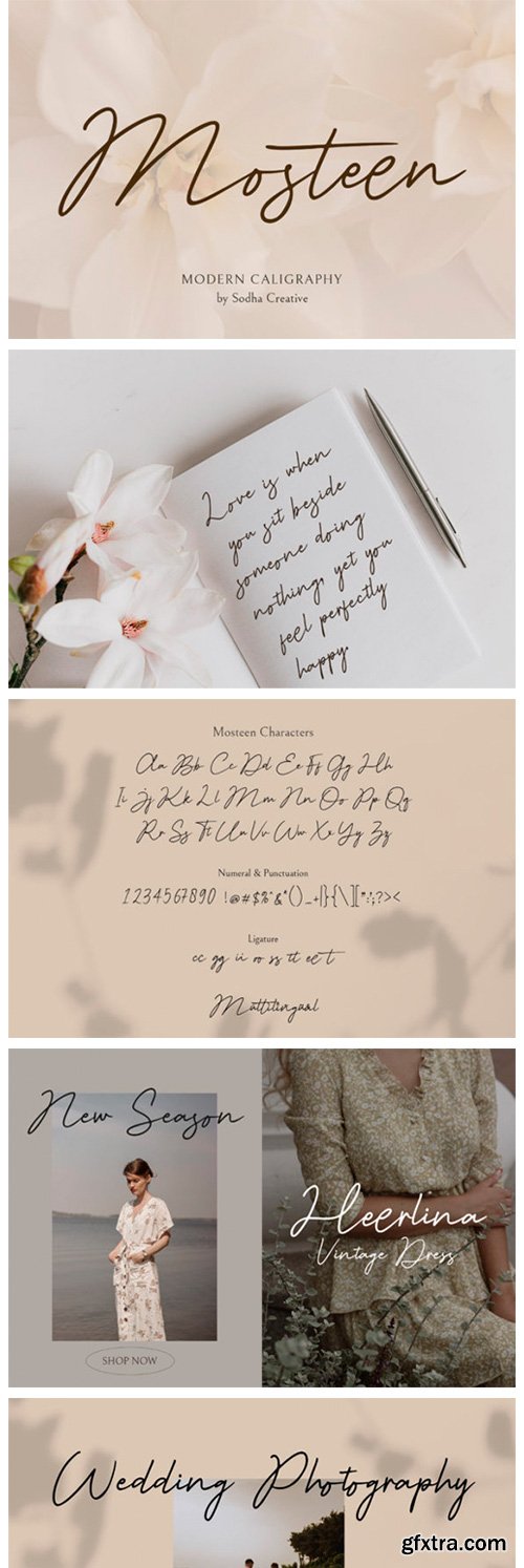 Mosteen Font Mosteen Font