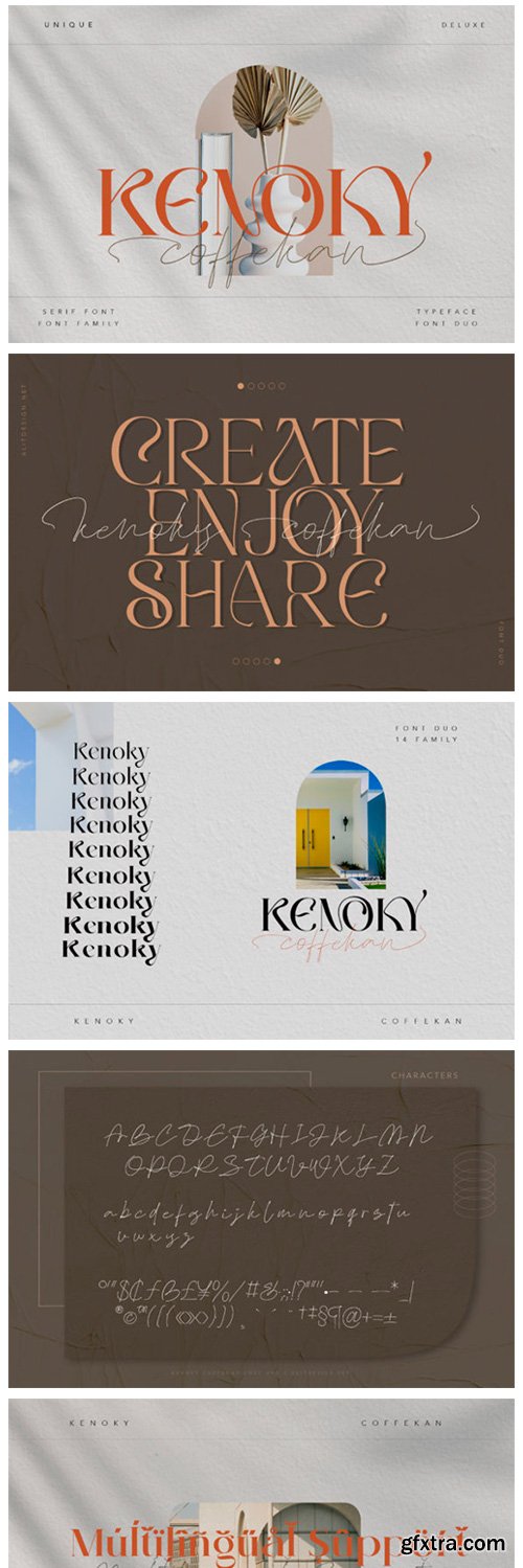 Kenoky Coffekan Font Kenoky Coffekan Font