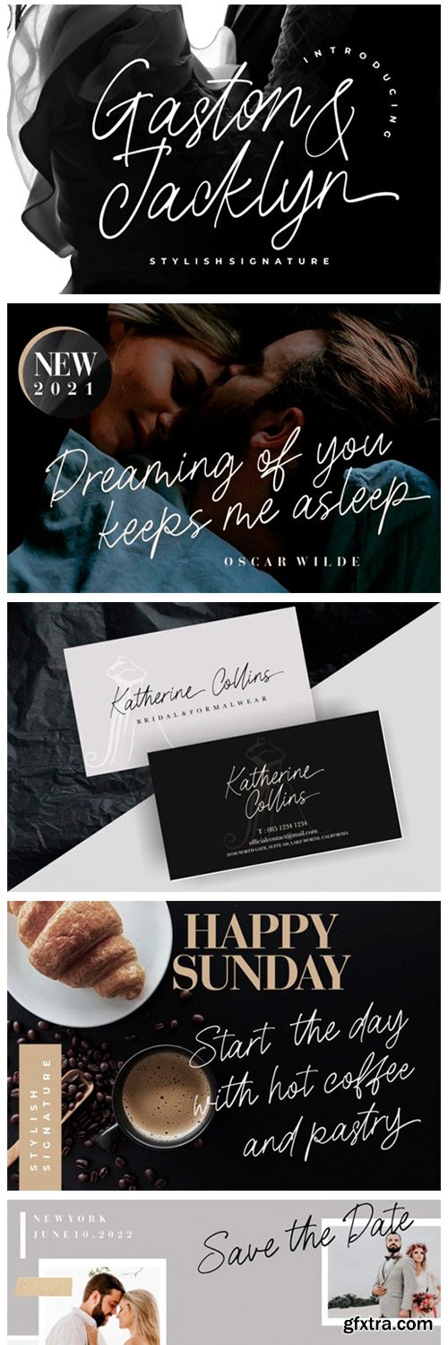 Gaston & Jacklyn Font Gaston & Jacklyn Font