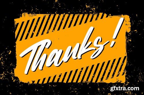 Thunder - Brush Font