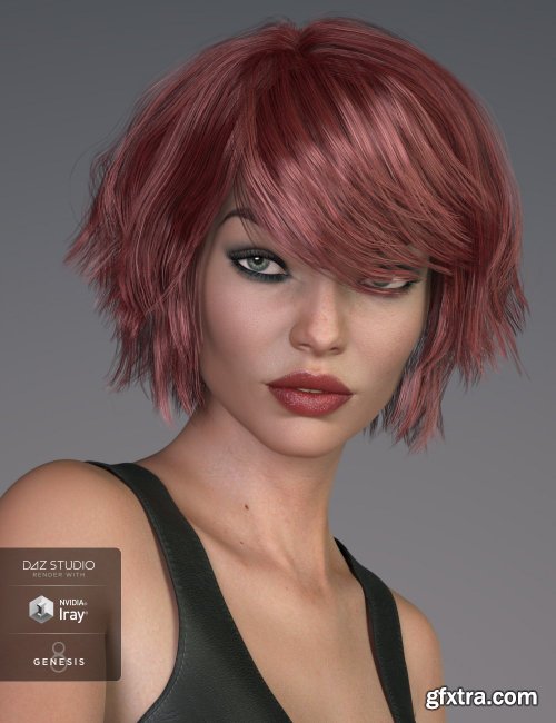 Pop Cut Hair for Genesis 3 and 8 Female(s)