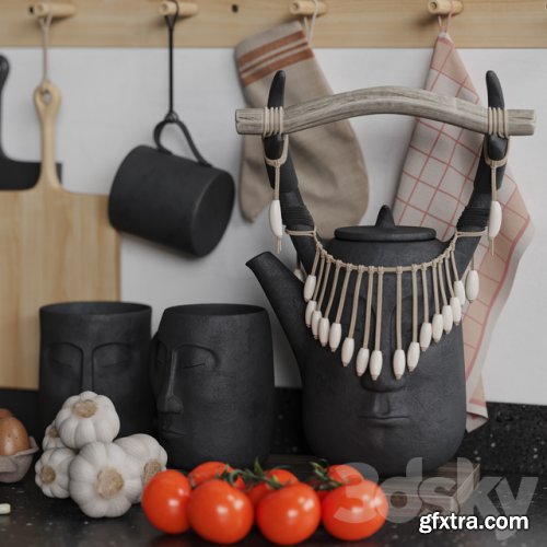 Decorative kitchen set 03