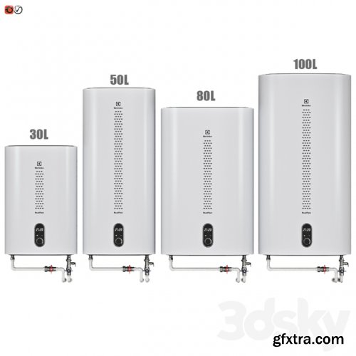 Set Water heater Electrolux EWH Royal Flash
