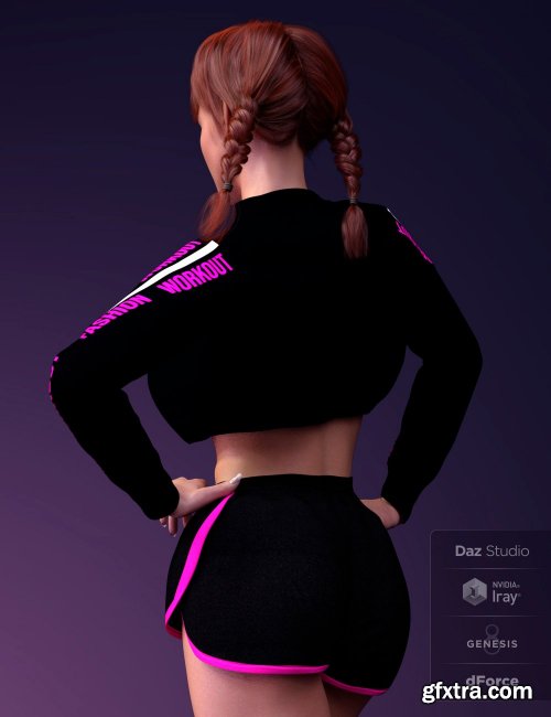  X-Fashion Workout for Genesis 8 Female(s) 