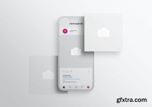 Instagram Post Mockup Template - Vol 02