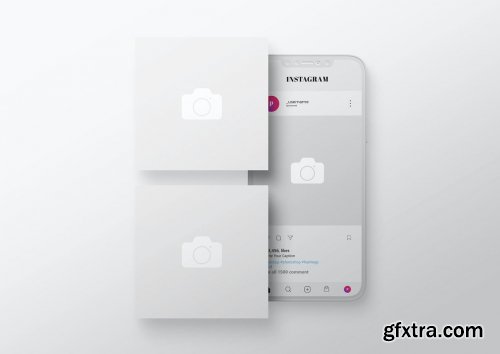 Instagram Post Mockup Template - Vol 02