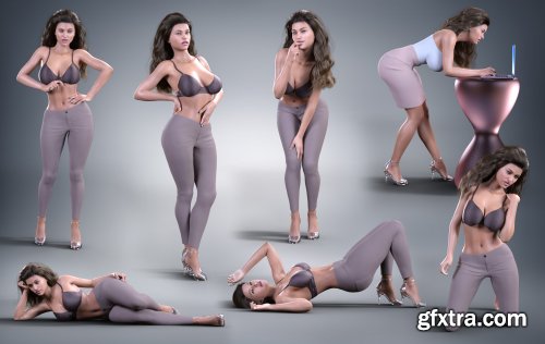  Z Natural Form Breast Shape and Squishes Mega Set for Genesis 8 and 8.1 Female 