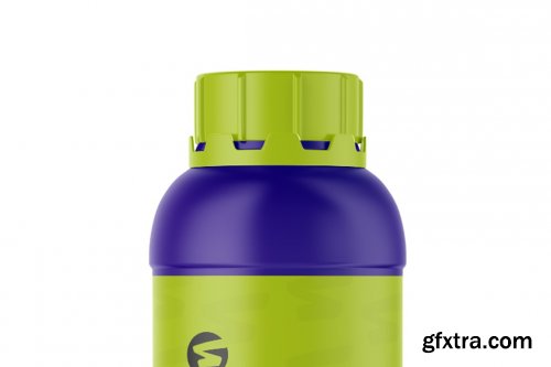 CreativeMarket - Matte Plastic Bottle Mockup 6063326