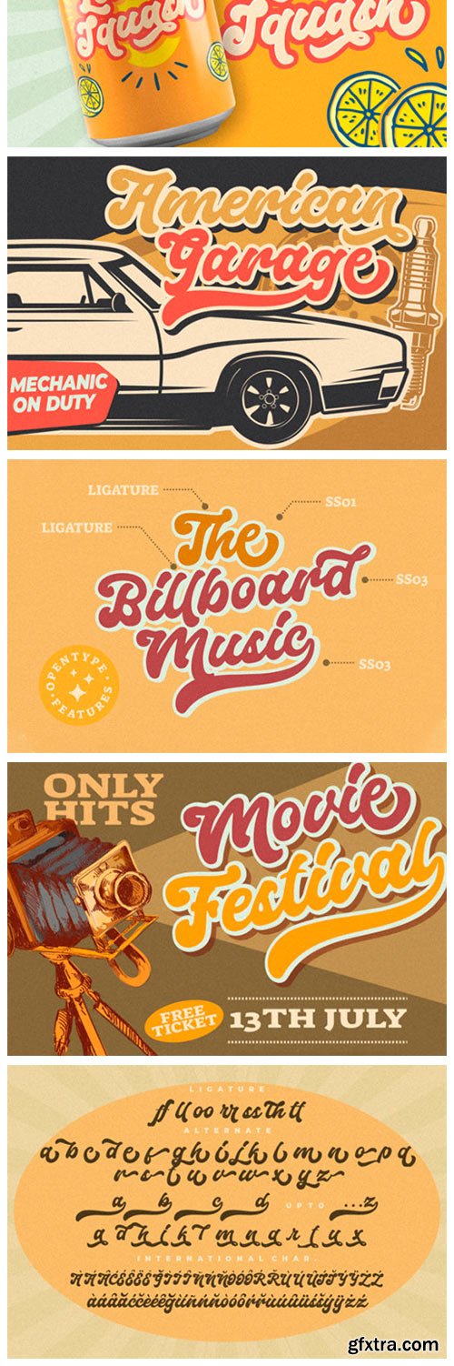 Vinttadge Font Vinttadge Font