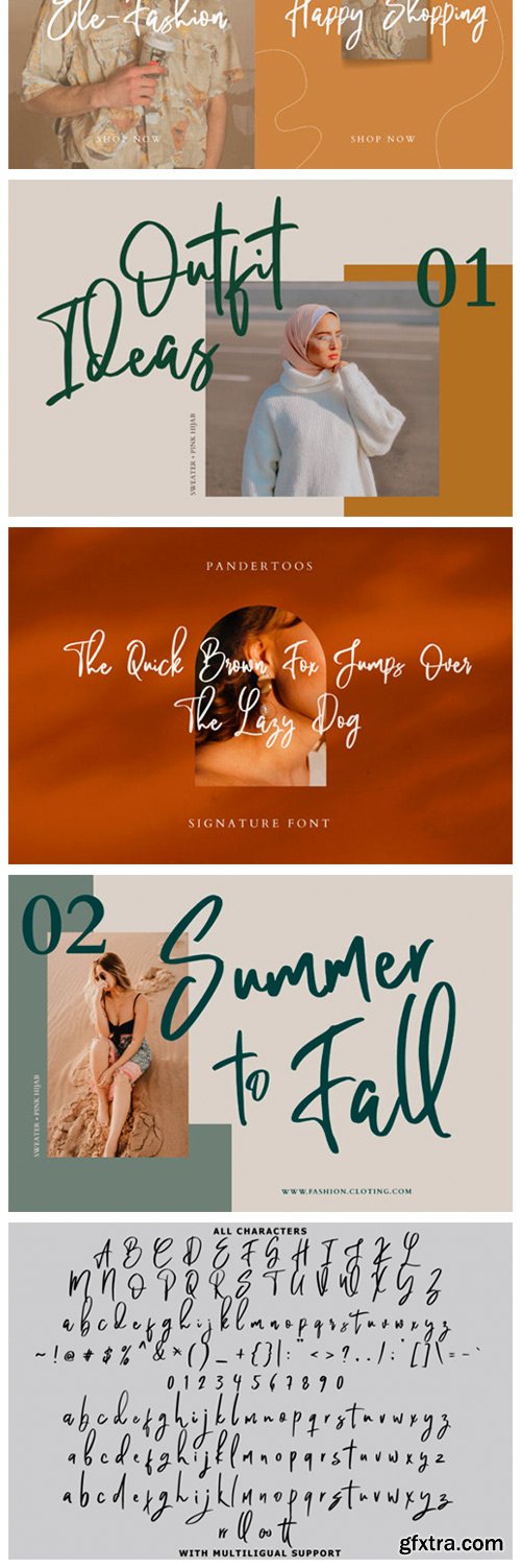 Pandertoos Font Pandertoos Font