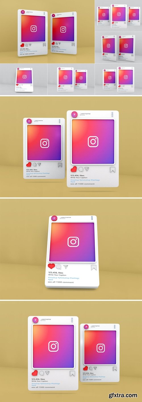 Instagram Post Mockup Template - Vol 08