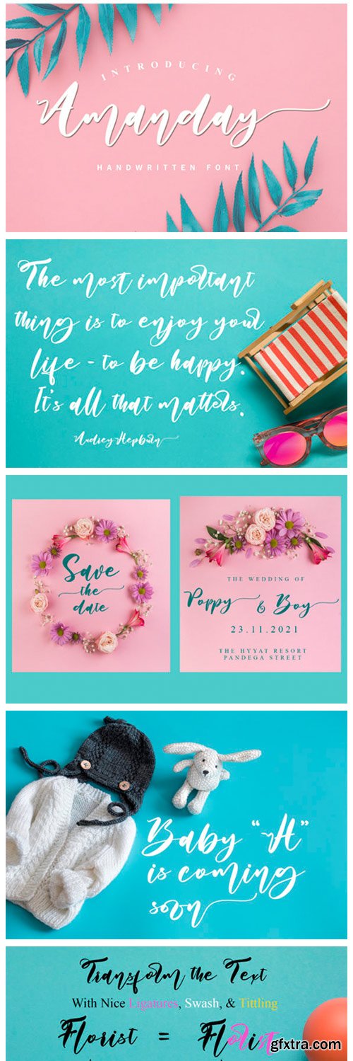 Amanday Font Amanday Font