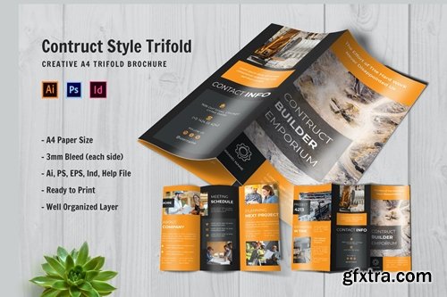 Construct Builder Emporium Trifold Brochure