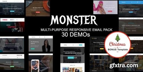 ThemeForest - MONSTER v1.0 - Multipurpose Responsive Email Pack with online Stampready & Mailchimp Builders Access (Update: 25 March 21) - 16687540 ThemeForest - MONSTER v1.0 - Multipurpose Responsive Email Pack with online Stampready & Mailchimp Builders Access (Update: 25 March 21) - 16687540