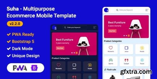 ThemeForest - Suha v2.4.0 - Multipurpose Ecommerce Mobile HTML Template - 25294162 ThemeForest - Suha v2.4.0 - Multipurpose Ecommerce Mobile HTML Template - 25294162