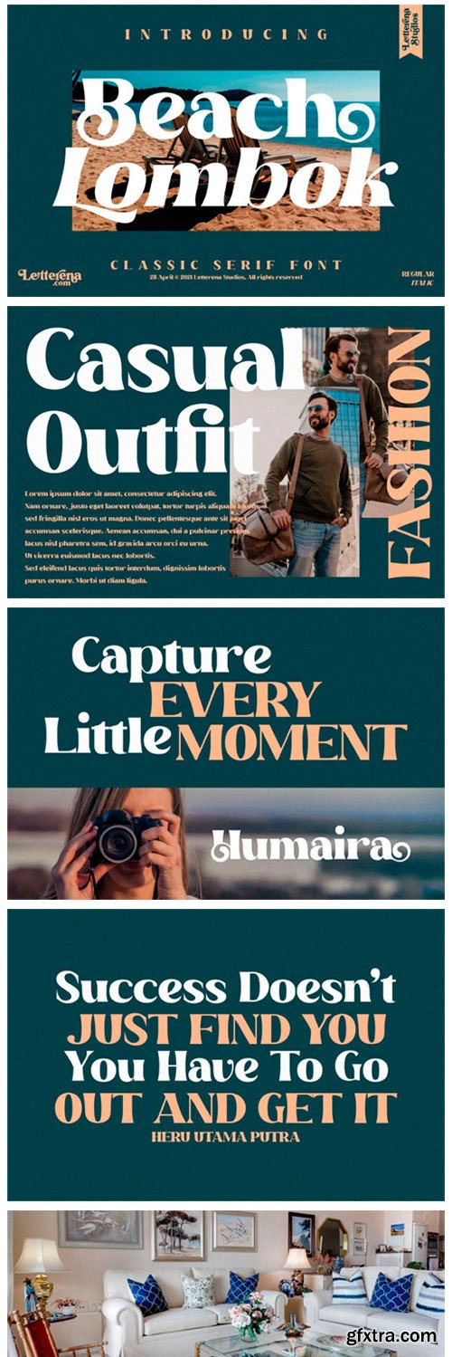 Beach Lombok Font Beach Lombok Font