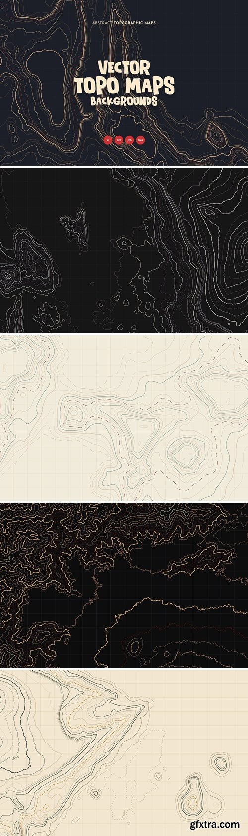 Topographic Map Backgrounds