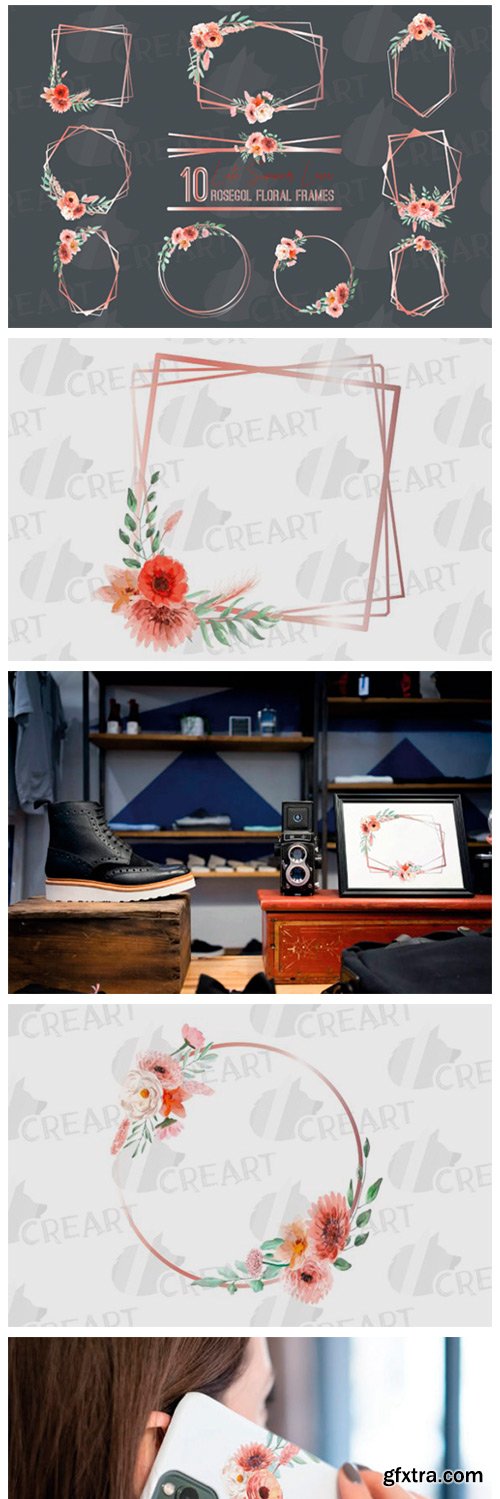 Coral & Blush Pink Floral Bridal Frames 11625024 Coral & Blush Pink Floral Bridal Frames 11625024