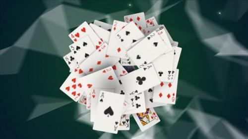 Videohive - Playing Cards Logo