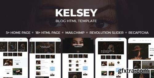 ThemeForest - Kelsey v1.0 - Creative Personal Blog HTML Template (Update: 7 April 20) - 23360266
