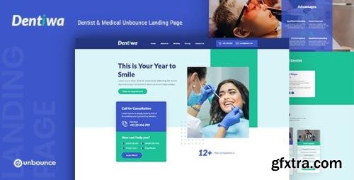 ThemeForest - Dentiwa v1.0 - Dentist & Medical Unbounce Landing Page Template - 31819263