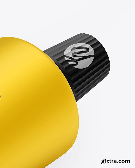 Matte Metallic Cosmetic Tube Mockup 82358